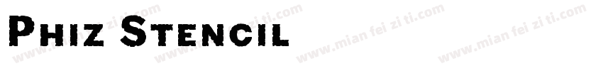 Phiz Stencil字体转换
